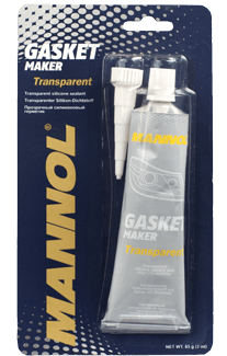 MANNOL 9916 Gasket transparent / Прозорий силіконовий герметик 85г