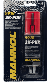 MANNOL 9918 2K-PUR  30gr/Двокомпонентний поліуретановий склад для пластику 30г.