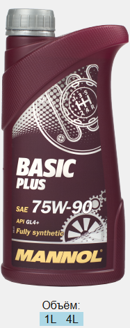 MANNOL BASIC Plus Getriebeoel 75W90 GL4+ 1л