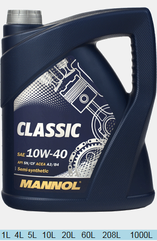 MANNOL CLASSIC 10W40   5л