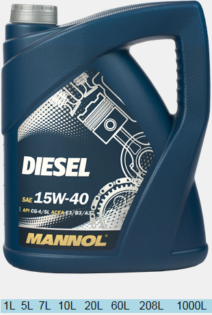 MANNOL DIESEL CH-4 15W40  5л