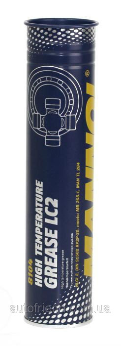 MANNOL 8104 Термостійке мастило LC2 / High temperature grease LC2 туба метал 400г.