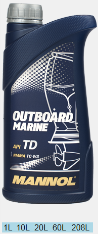 MANNOL 7207 OUTBOARD MARINE TC-W3  1л.