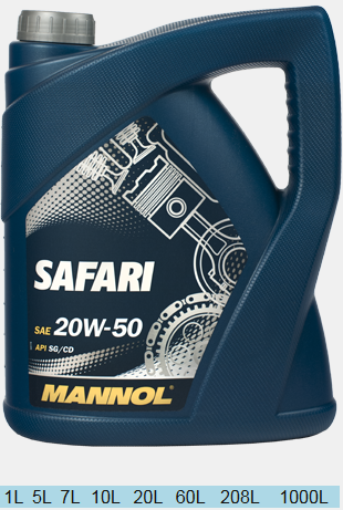 MANNOL SAFARI 20W50  1л