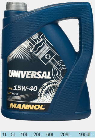 MANNOL UNIVERSAL 15W40  1л