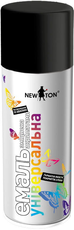 NEWTON Фарба 9005 чорна матова 400 мл
