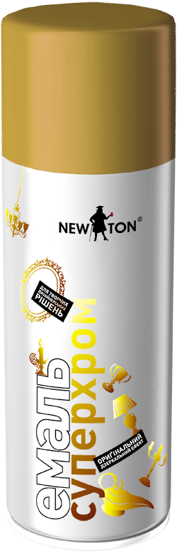NEWTON Фарба супер хром золото 400 мл