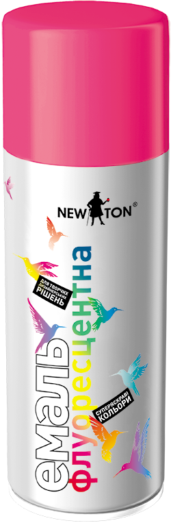 NEWTON Фарба 0096 флуоресцентна рожева 400 мл