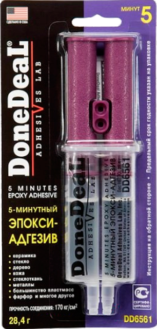 DD6561 5-хв .епоксі-адгезив (прозорий)