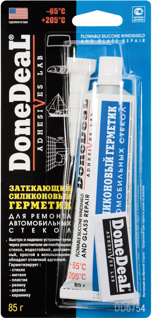 DD6754 затікаючий силіконовий герметик 85г