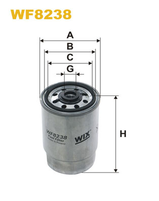 WIX Фільтр паливний WF 8238