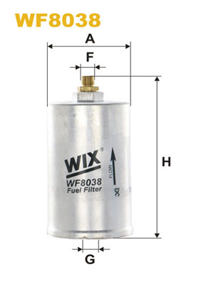 WIX Фільтр паливний WF 8038