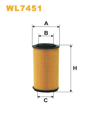 WIX Фільтр масляний WL 7451
