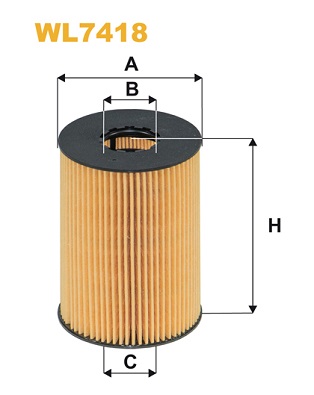 WIX Фільтр масляний WL 7418
