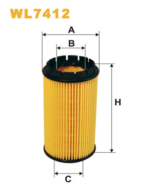 WIX Фільтр масляний WL 7412