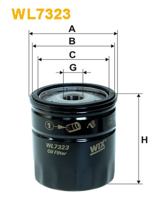 WIX Фільтр масляний WL 7323