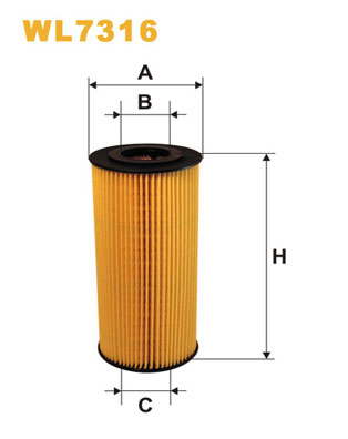 WIX Фільтр масляний WL 7316