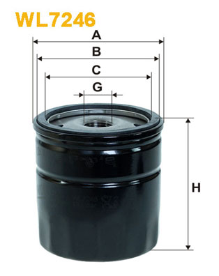 WIX Фільтр масляний WL 7246