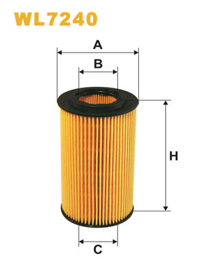 WIX Фільтр масляний WL 7240