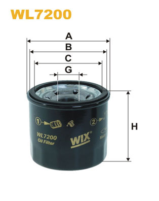 WIX Фільтр масляний WL 7200