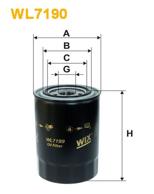 WIX Фільтр масляний WL 7199
