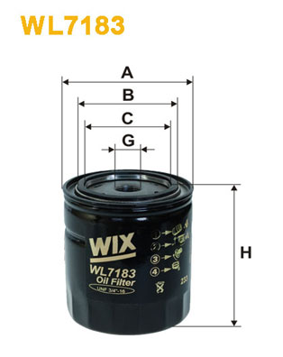 WIX Фільтр масляний WL 7183