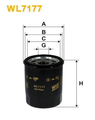 WIX Фільтр масляний WL 7177