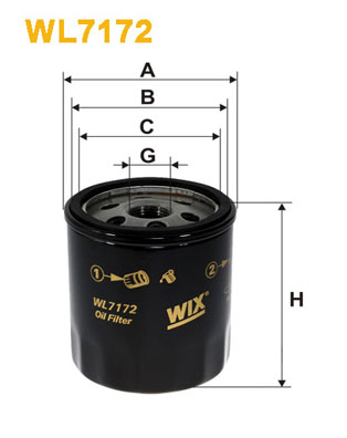 WIX Фільтр масляний WL 7172