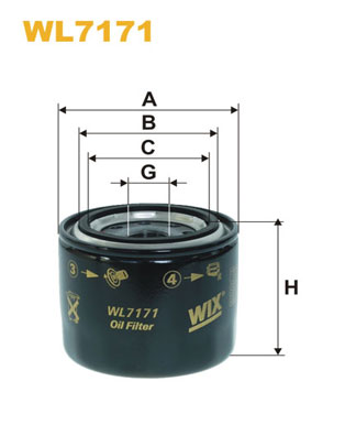 WIX Фільтр масляний WL 7171