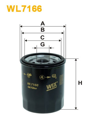 WIX Фільтр масляний WL 7166