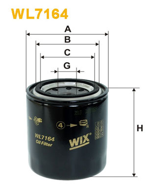 WIX Фільтр масляний WL 7164