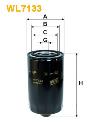 WIX Фільтр масляний WL 7133
