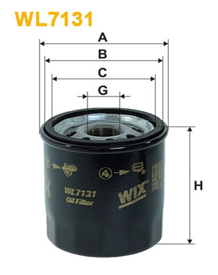 WIX Фільтр масляний WL 7131