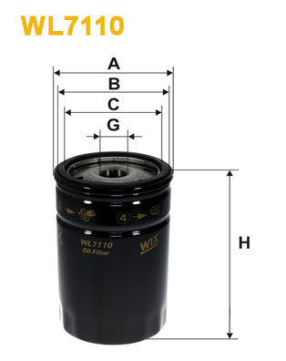 WIX Фільтр масляний WL 7110