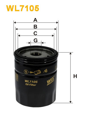 WIX Фільтр масляний WL 7105