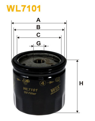 WIX Фільтр масляний WL 7101