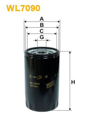 WIX Фільтр масляний WL 7090