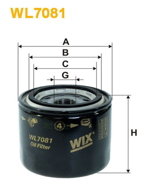 WIX Фільтр масляний WL 7081