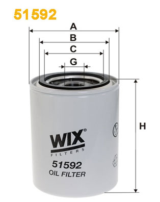 WIX Фільтр масляний 51592
