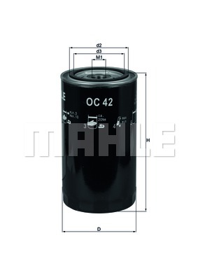 KNECHT Фільтр масляний OC 42