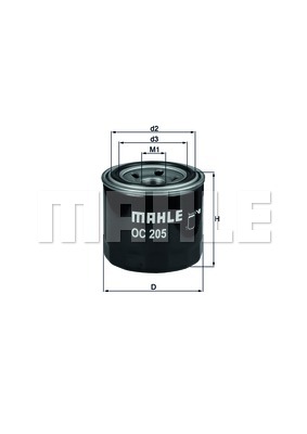 KNECHT Фільтр масляний OC 205