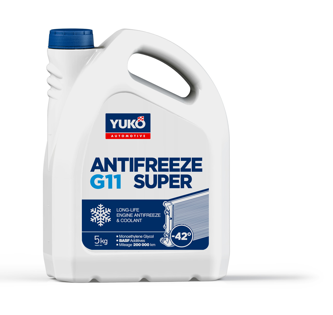 YUKO Antifreeze -40 Super G11синій 5 кг каністра 5кг
