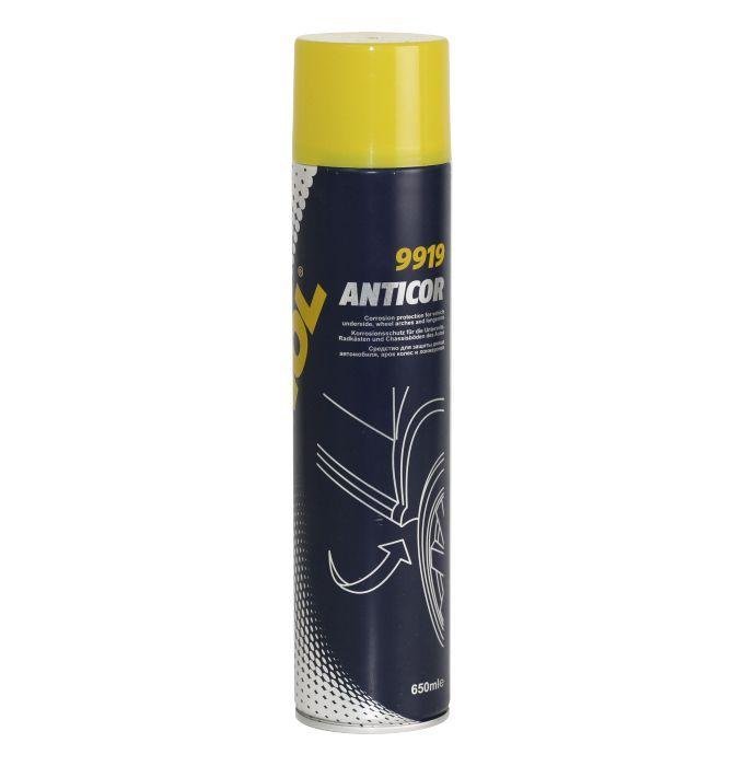 MANNOL 9919 Anticor schwarz / Антикор чорний (аэрозоль) 0,6л.