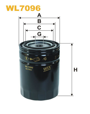 WIX Фільтр масляний WL 7096