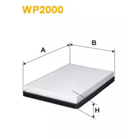 WIX Фільтр салону WP 2000