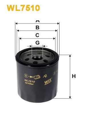 WIX Фільтр масляний WL 7510