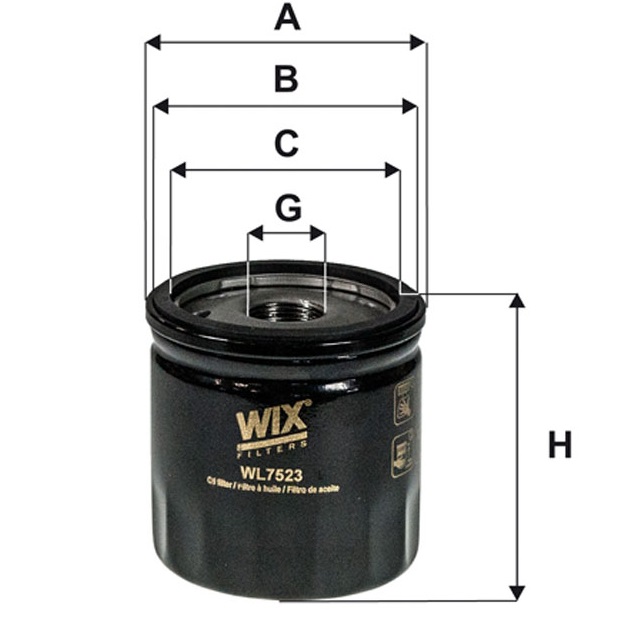 WIX Фільтр масляний WL 7523
