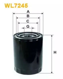 WIX Фільтр масляний WL 7245
