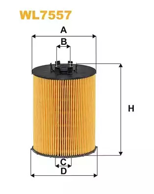 WIX Фільтр масляний WL 7557