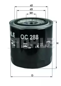KNECHT Фільтр масляний OC 288